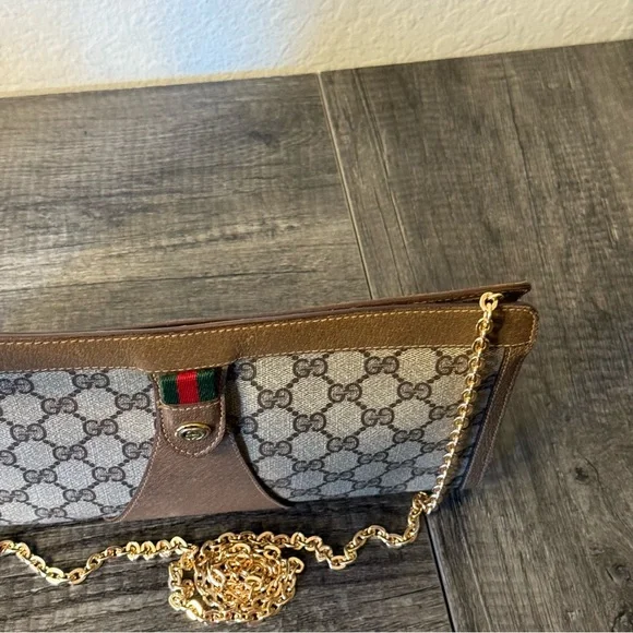 💎GUCCI SHERRY LINE CLUTCH/ CROSSBODY BAG💎 - Picture 3 of 14